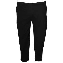 Χειμερινή ελαστική straight cut chino καπαρτινέ παντελόνα, by LTG - Black