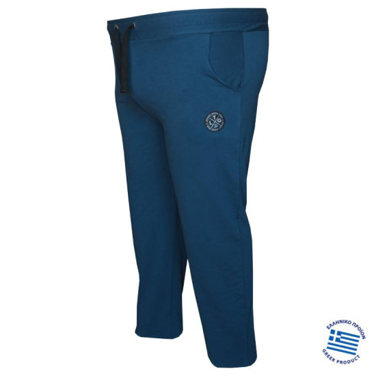 Καλοκαιρινό jersey παντελόνι φόρμας με Patch,της Leo Collection - Indigo