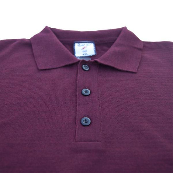 Polo πλεκτή μονόχρωμη - ΜΠΟΡΝΤΩ