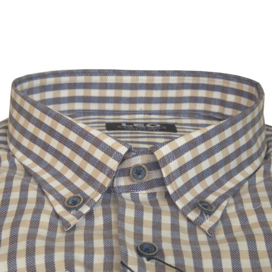 Πουκάμισο καρό γαλλικής ραφής 