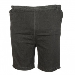 Ελαστική Stonewashed καπαρτινέ βερμούδα 