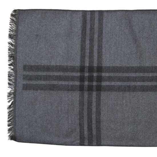 ΑΝΔΡΙΚΟ ΚΑΣΚΟΛ ΜΕ ΡΙΓΕΣ - ΓΚΡΙ/ΜΑΥΡΟ