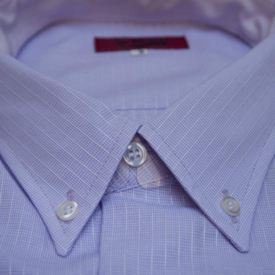 Πουκάμισο με μακρύ μανίκι ριγέ/πτι-καρό - ΛΙΛΑ