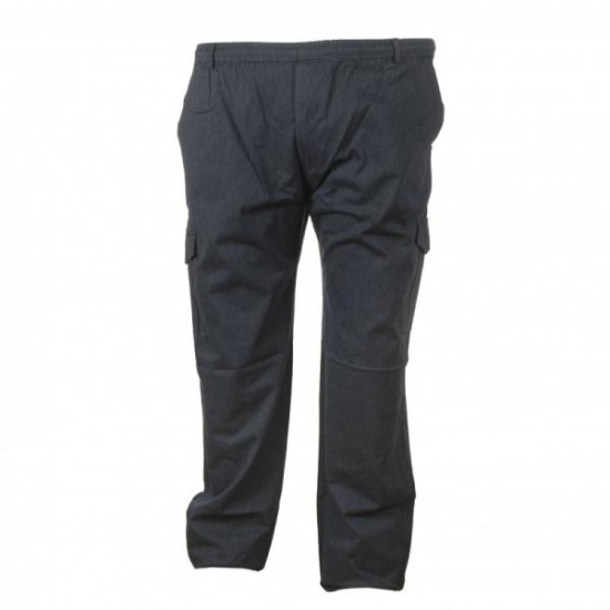 Παντελόνα καπαρτινέ demi season μελανζέ μιλιτέρ ελαστική - ΜΠΛΕ