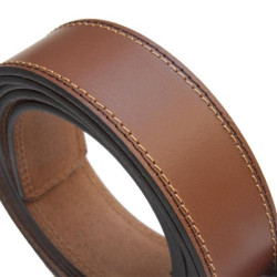 Ζώνη δερμάτινη με εξώγαζες ραφές - ΤΑΜΠΑ