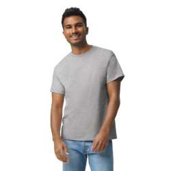 Μονόχρωμο βαμβακερό t-shirt - ΓΚΡΙ ΑΡΖΑΝ Μονόχρωμο βαμβακερό t-shirt - ΓΚΡΙ ΑΡΖΑΝ