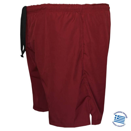 Μαγιό βερμούδα μονόχρωμη by LTG - Bordeaux