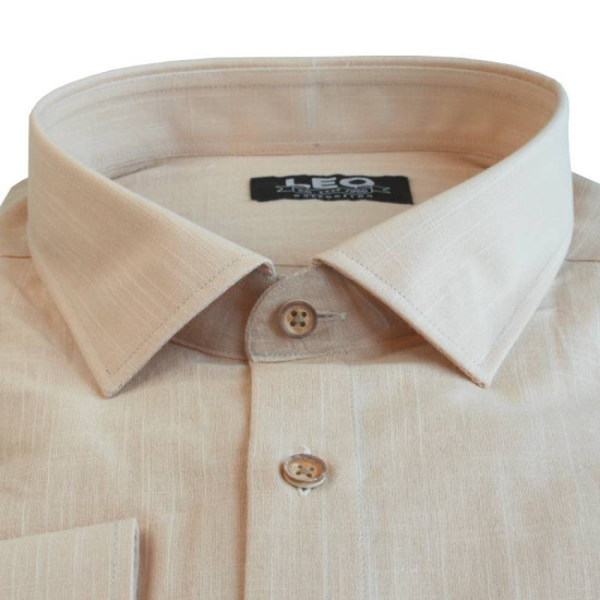 Μακρυμάνικο λινό πουκάμισο 