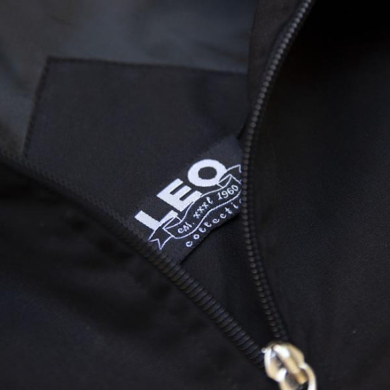 Ανοιξιάτικο καπαρτινέ μπουφάν με ίσιο τελείωμα - Black