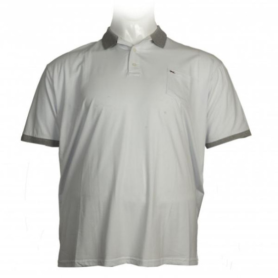 Polo μακό pennie με τσέπη και κεντητή λεπτομέρεια - ΛΕΥΚΟ