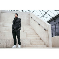 Γιλέκο δημοσιογραφικό καπαρτινέ με επένδυση - Coal Black