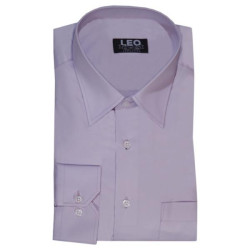 Πουκάμισο μονόχρωμο με μακρύ μανίκι - ΛΙΛΑ