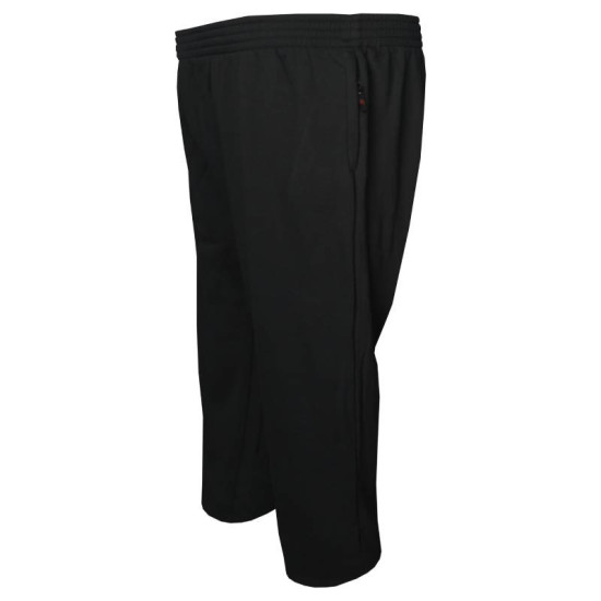 Χειμερινό παντελόνι φόρμας μονόχρωμο μεσαίου καβάλου - Black