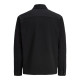 Ελαστική πουκαμίσα William Sweat Overshirt,της Jack&Jones - Black Ελαστική πουκαμίσα William Sweat Overshirt,της Jack&Jones - Black