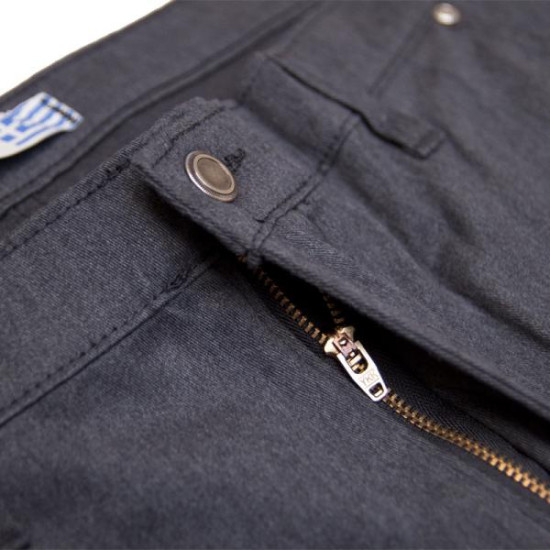 Χειμερινό καπαρτινέ ελαστικό παντελόνι - Ανθρακί Melange