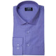 Πουκάμισο Fil-a-Fil μονόχρωμο γαλλικής ραφής & ελληνικής κατασκευής της Leo Collection - Light Violet