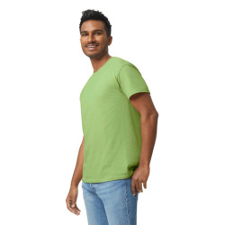 Μονόχρωμο βαμβακερό t-shirt - Kiwi