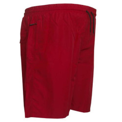 Βερμούδα μαγιό Polo Pepe με κεντητές λεπτομέρειες και διχρωμίες - milano red