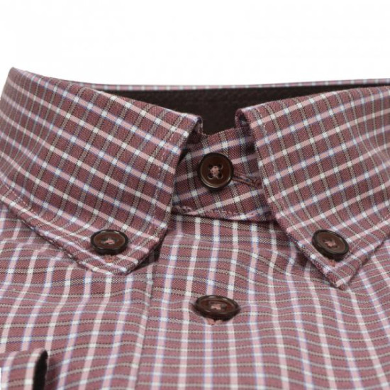 Πουκάμισο καρό γαλλικής ραφής 