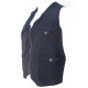 Γιλέκο δημοσιογραφικό καπαρτινέ βαμβακερό - Dark Blue