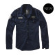 Luis vintage shirt by Brandit - NAVY BLUE