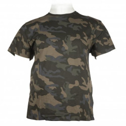 T-shirt από βαμβακερό μακό ύφασμα - Dark Camo