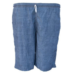 Μαγιό βερμούδα τύπου jeans με όλο λάστιχο - Denim