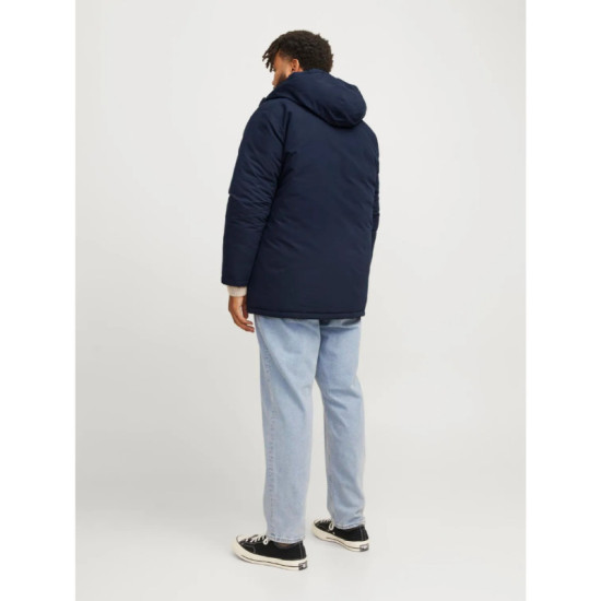 Jack & Jones Loop Parka Jacket - Navy Blazer