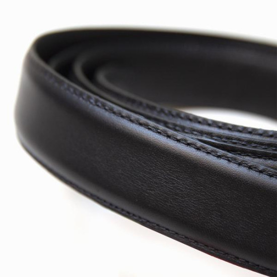 Ζώνη δερμάτινη κουστουμιού υπερμέγεθος - ΜΑΥΡΟ