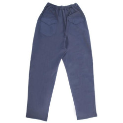 Χειμερινή παντελόνα καπαρτινέ ελαστική χωρίς τσέπη στο πλάι - ΜΠΛΕ