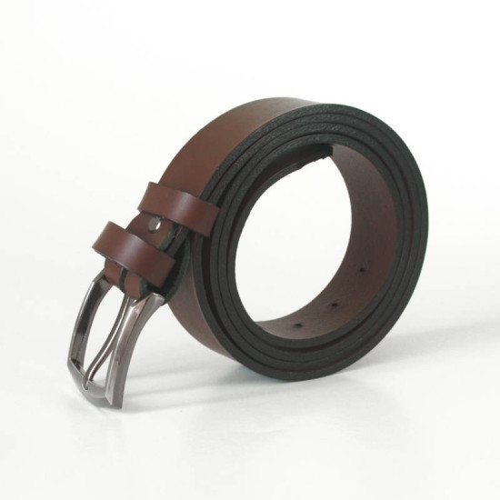 Ζώνη δερμάτινη φαρδιά - ΚΑΦΕ