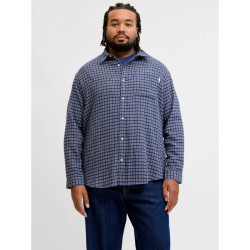 Jack & Jones Frederiksberg Flannel, βαμβακερό πουκάμισο φανέλα - Blue Chill Jack & Jones Frederiksberg Flannel, βαμβακερό πουκάμισο φανέλα - Blue Chill