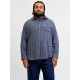 Jack & Jones Frederiksberg Flannel, βαμβακερό πουκάμισο φανέλα - Blue Chill Jack & Jones Frederiksberg Flannel, βαμβακερό πουκάμισο φανέλα - Blue Chill