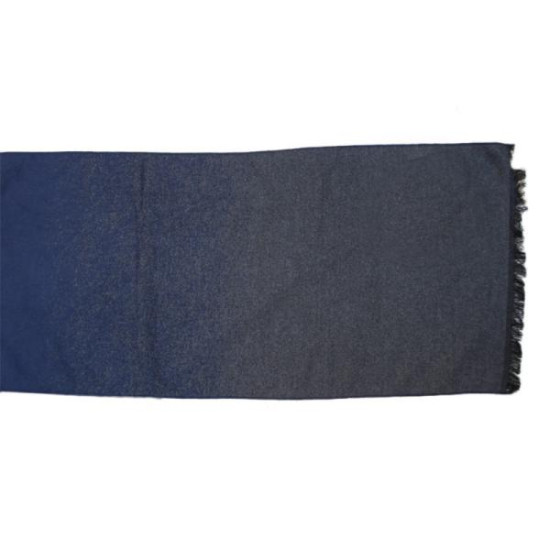 Ανδρικό κασκόλ με δίχρωμο σχέδιο - ΓΚΡΙ/ΜΠΛΕ