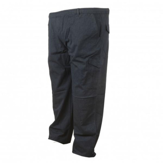 Παντελόνα καπαρτινέ demi season μελανζέ μιλιτέρ ελαστική - ΜΠΛΕ