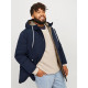 Jack & Jones Loop Parka Jacket - Navy Blazer