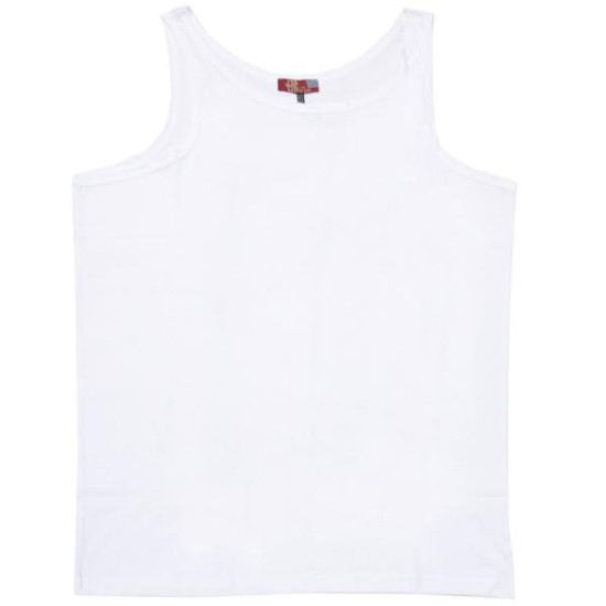 Φανέλα βαμβακερή με τιράντα - ΛΕΥΚΟ