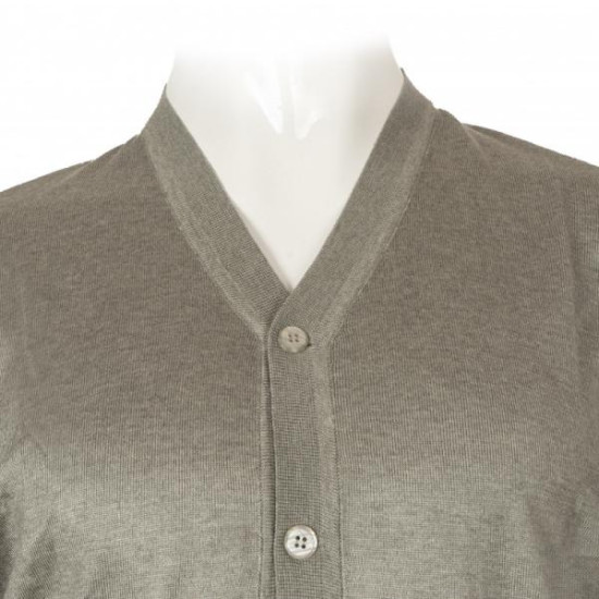 Λεπτή πλεκτή ζακέτα Blue Green - ΓΚΡΙ