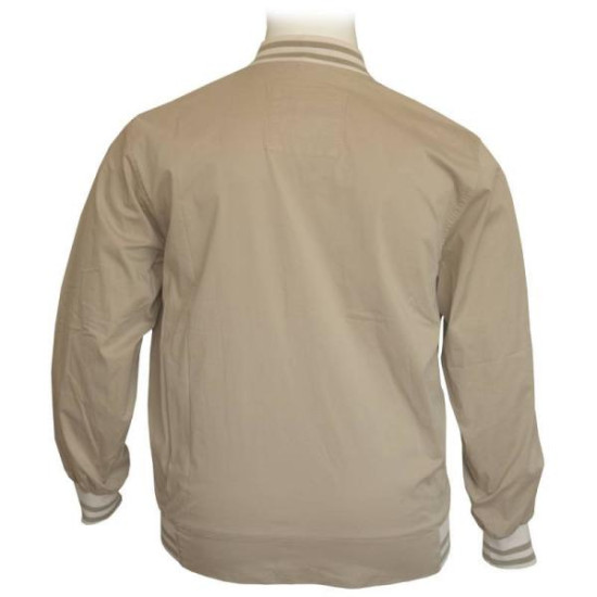 Ανοιξιάτικο ελαστικό καπαρτινέ μπουφάν Beige - Beige