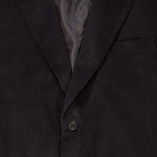 Σακάκι κουστουμιού κοτλέ - ΜΑΥΡΟ