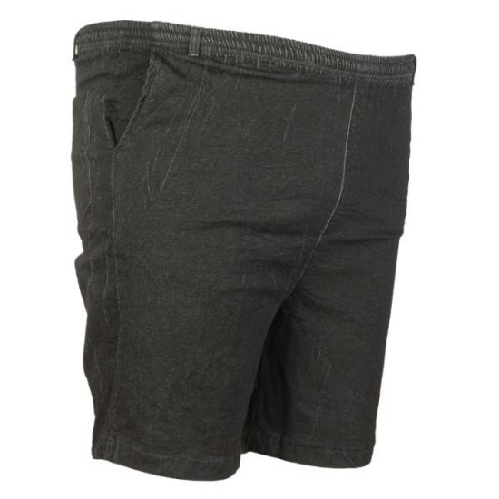 Ελαστική Stonewashed καπαρτινέ βερμούδα 