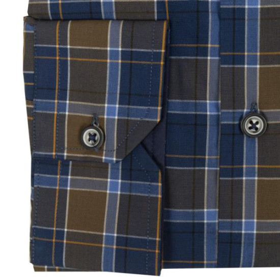 Πουκάμισο καρό γαλλικής ραφής 