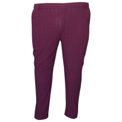 Αραχωβίτικο σαλβάρι με λάστιχο - Deep Bordeaux