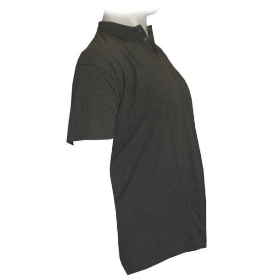 Polo πικέ κοντομάνικο μονόχρωμο - Anthracite