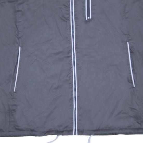 Ανοιξιάτικο καπαρτινέ μπουφάν - ΑΝΘΡΑΚΙ