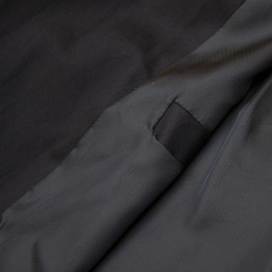 Ανοιξιάτικο καπαρτινέ μπουφάν με ίσιο τελείωμα - Black