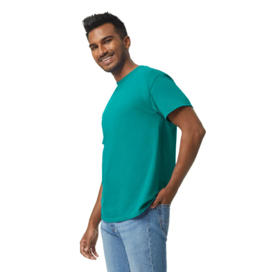 Μονόχρωμο βαμβακερό t-shirt - Antique Jade Dome