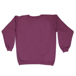 Συνδυαστική προσφορά μπλούζας φούτερ λαιμόκοψη μονόχρωμη - Deep Bordeaux