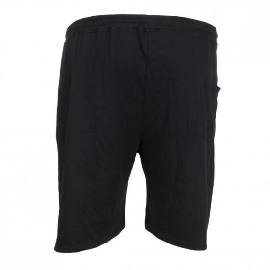 Μακό βερμούδα μονόχρωμη με λάστιχο στην μέση - Dark Blue