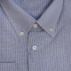 Πουκάμισο με μακρύ μανίκι ριγέ/πτι-καρό - ΓΚΡΙ